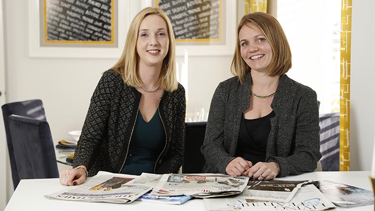 Kathryn Reucroft and Rachel Colgan