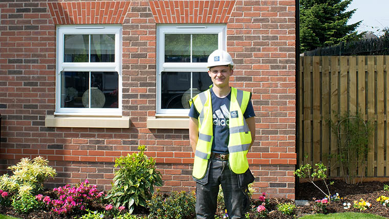 Josh Layhe, apprentice to CPR Joinery