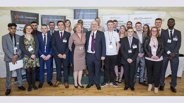 Winners and nominees of the Young Builder of the Year Awards 2017