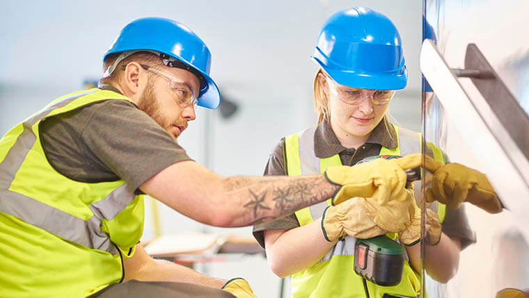 Construction workers