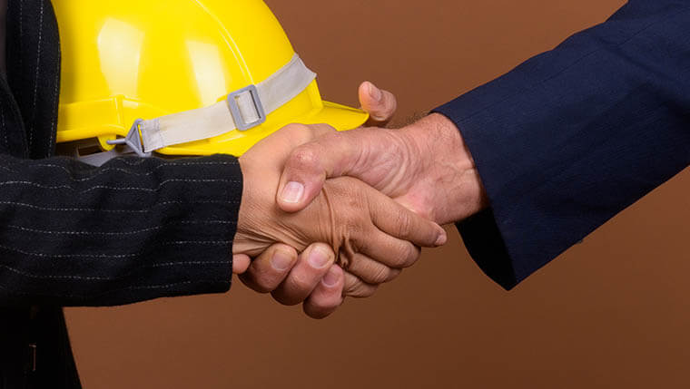 Welcome handshake