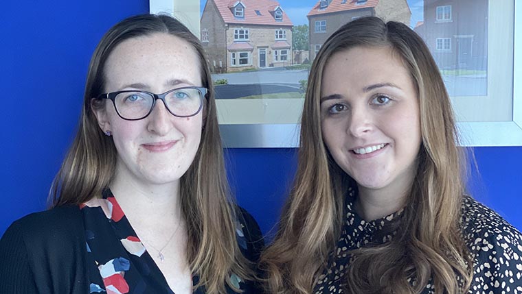 Natasha Humphrey and Amy Walker of Miller Homes Yorkshire