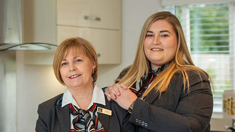Jo and Christie Woods, Harron Homes