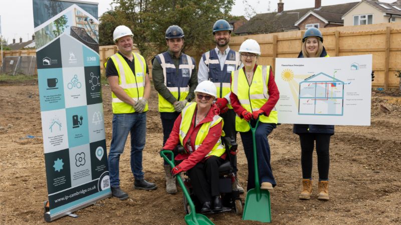 Work begins on first Passivhaus council homes in Cambridge - Show House