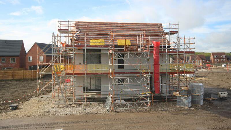 Work has started on the UK's first net zero Ultrapanel home by Northstone