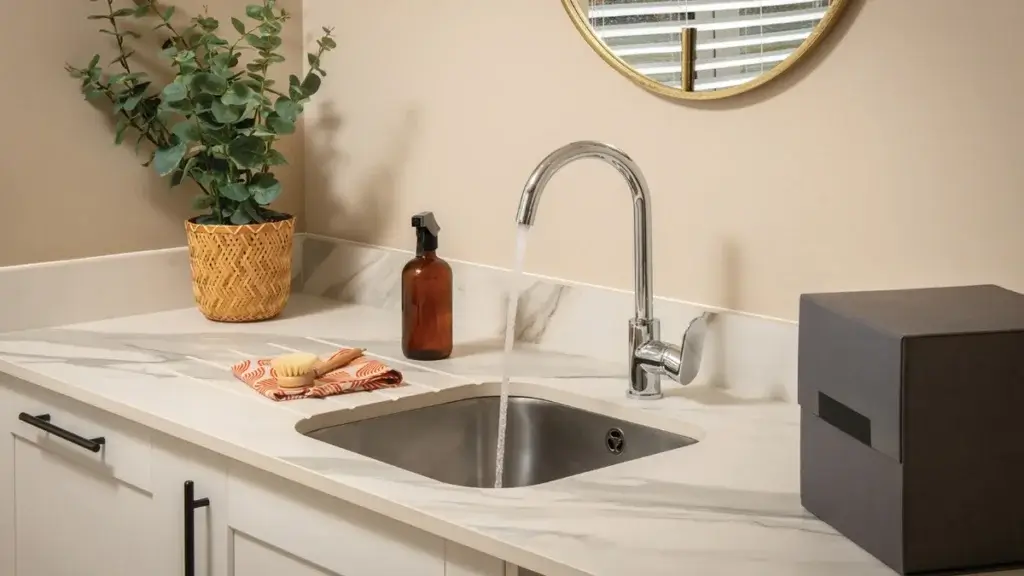 Athena is bringing high-end porcelain worktops to the mainstream housebuilding market, and its founder, Adam Miles, is fired up about it.