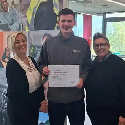 Sam Knight, Tom Davis, Rachel Marshall, Gleeson Homes