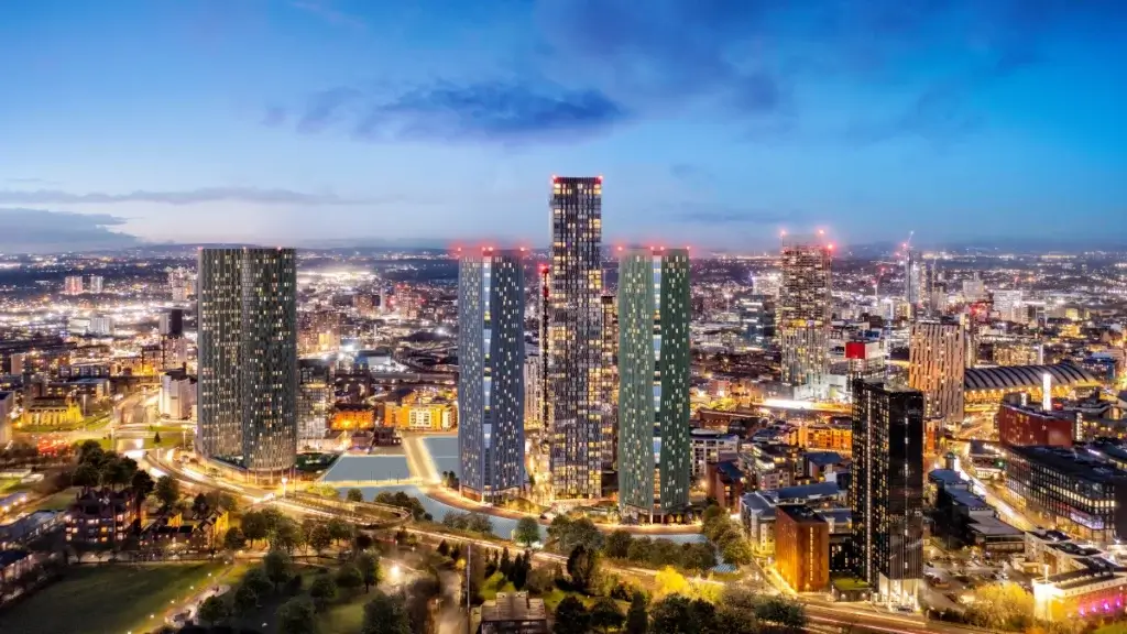A BTR investment programme comprising L&G, PGGM and Nest has acquired a 494-apartment scheme in Manchester from Renaker.