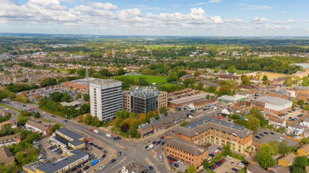 Two office blocks and several commercial buildings in Potters Bar will get a new lease of life after a sale was agreed to Chase New Homes.