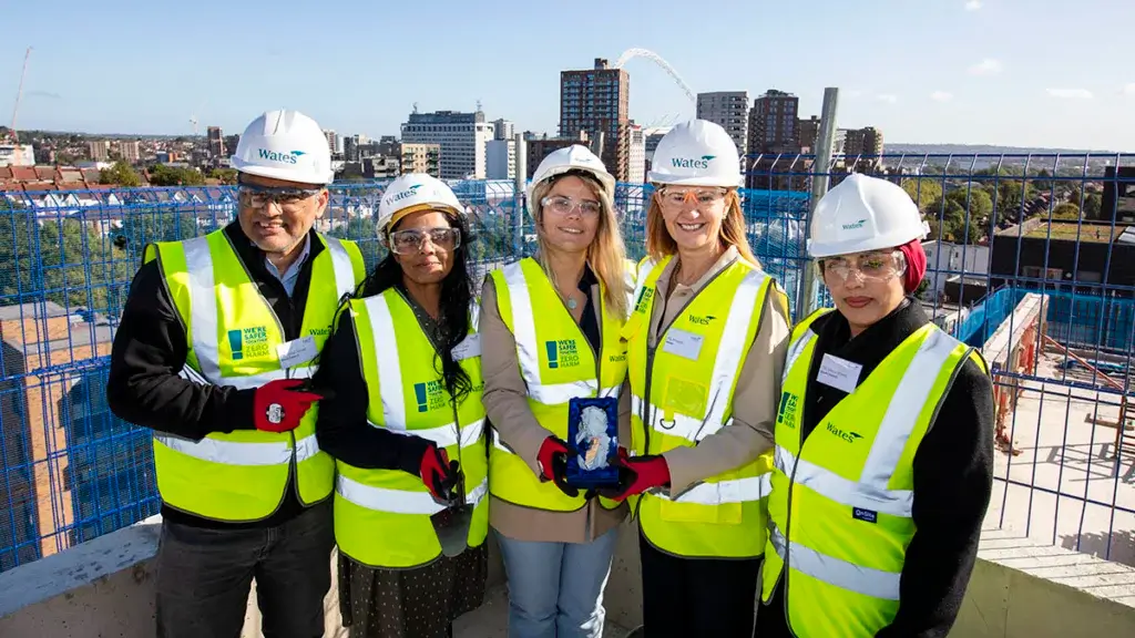 Wates/Brent team in Wembley
