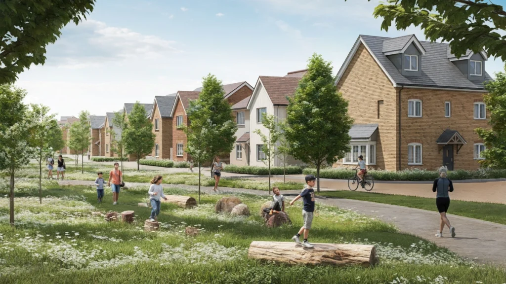 Planning approval has been secured for 272 new homes in Great Dunmow, Essex after Uttlesford District Council backed Dandara’s application.