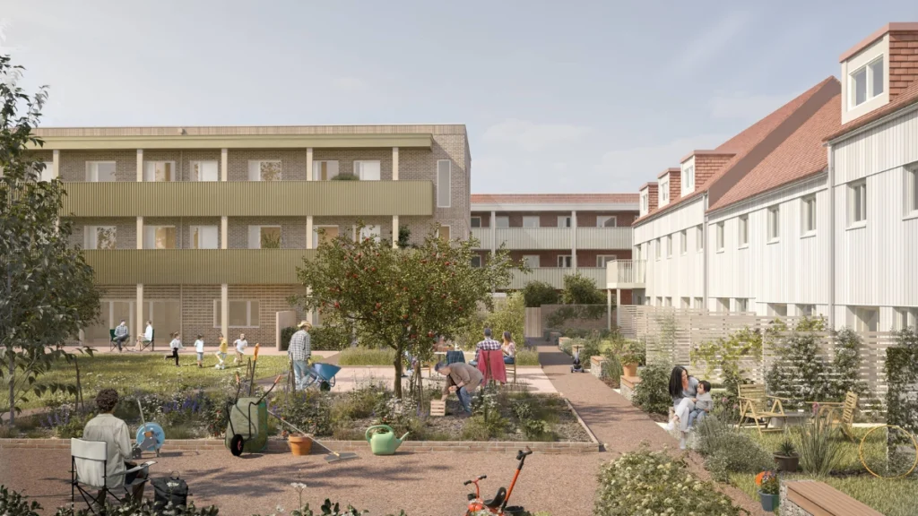 A planning application has been submitted for a new neighbourhood at Northstowe that brings together two cohousing communities.
