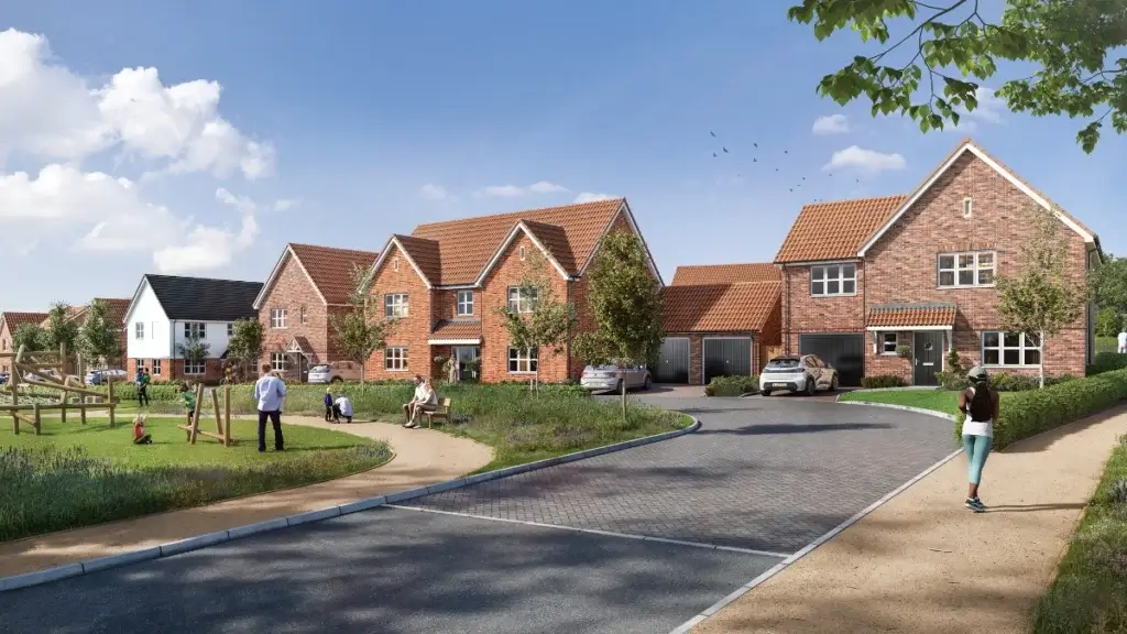 The Hill Group has secured planning permission to deliver 42 new homes on the edge of the village of Stapleford Abbotts in Essex.
