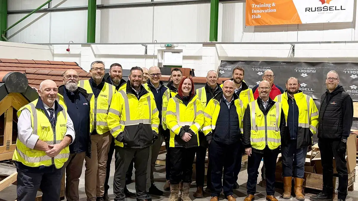 NHBC team at Russell Roof Tiles