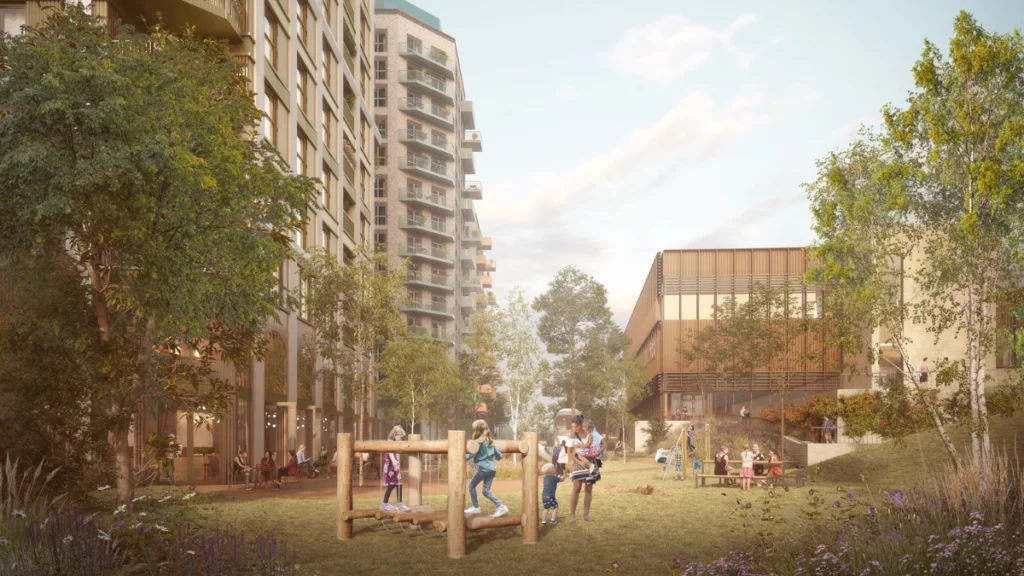 The Mayor of London has approved the redevelopment of Great North Leisure Park in Finchley, paving the way for a new mixed-use neighbourhood.