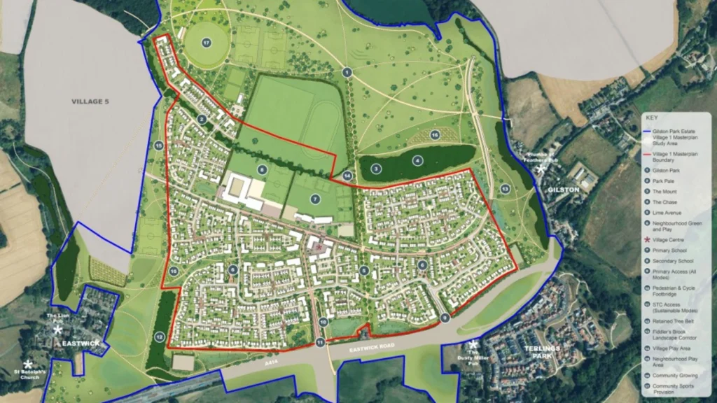 PfP and Barratt Redrow have received approval for phase one of their East Hertfordshire masterplan, which will provide up to 8,500 homes.