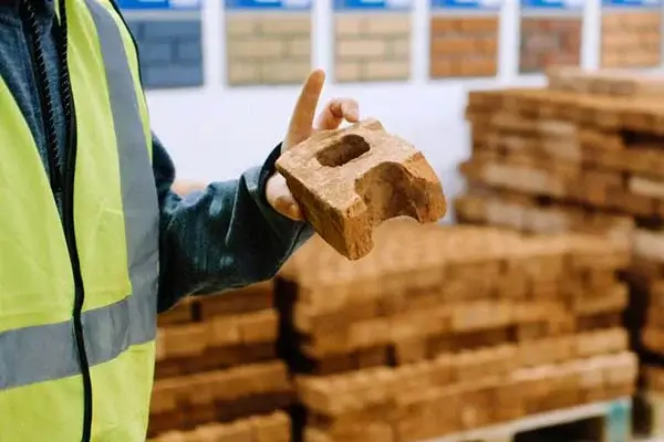 Ibstock apprentice with brick
