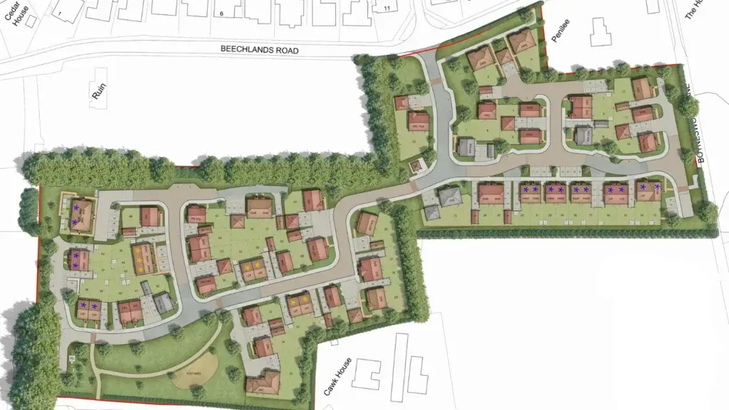 Bargate has submitted a Reserved Matters planning application for 62 homes in the village of Medstead on the Hampshire Downs.