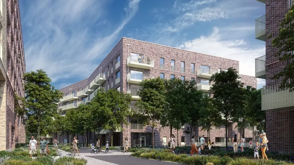 Vistry and Enfield Council have completed agreements for the delivery of 127 new social rent homes at the Alma Estate regeneration scheme.