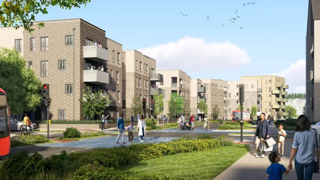 Vistry and Latimer have completed the land purchase for the fourth phase of the Ashmere development in Ebbsfleet Garden City, Kent.