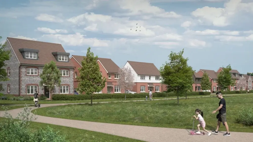 Vistry and David Wilson Homes have secured unanimous approval for 550 new homes in East Grinstead, West Sussex.