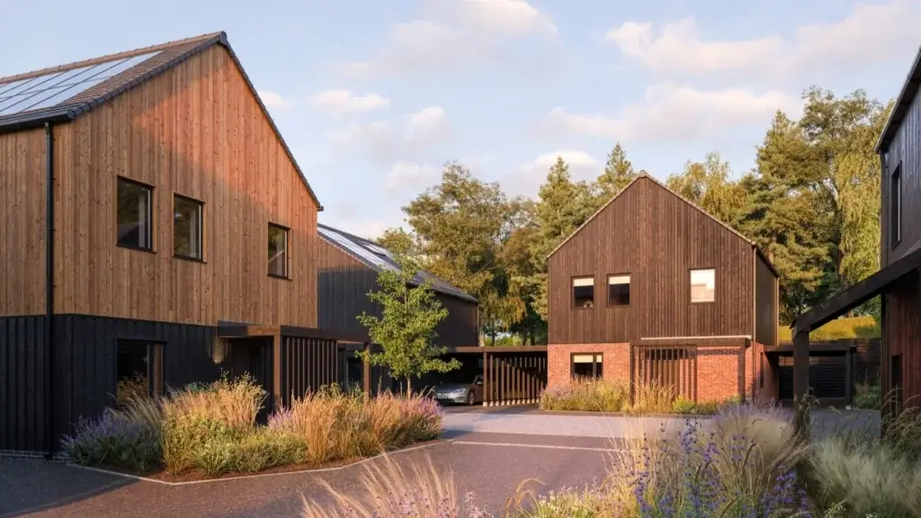 gs8 has announced the launch of its latest planet-positive housing scheme - a collection of 52 homes in Radlett, Hertfordshire.